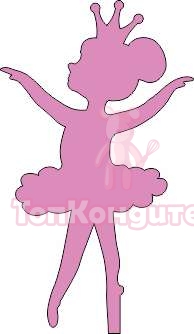 Топпер "Принцесса малышка", 36001131-р 7,5*13 см