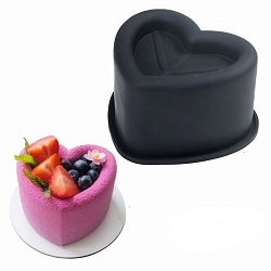 Силиконовая форма для муссовых бенто тортов «Сердечко» 12,5 см*11 см