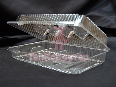 Контейнер пластик 25 см*16 см*6 см, размер ячейки 12,5x3,5x5,6