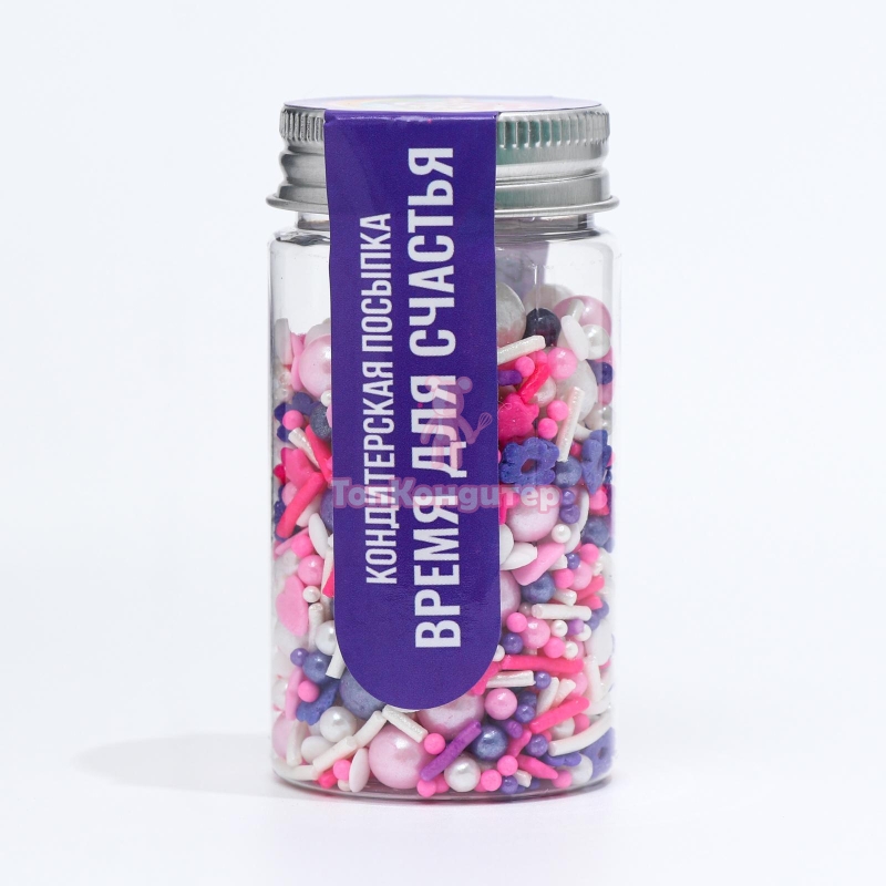 Кондитерская посыпка «Время для счастья», 50 г