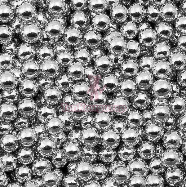 Шарики сах серебрянные 5 мм 0,05 кг