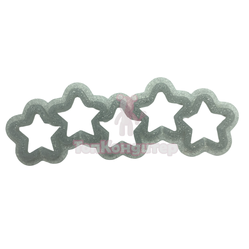 Форма для леденцов "Звезды" 4,5 см