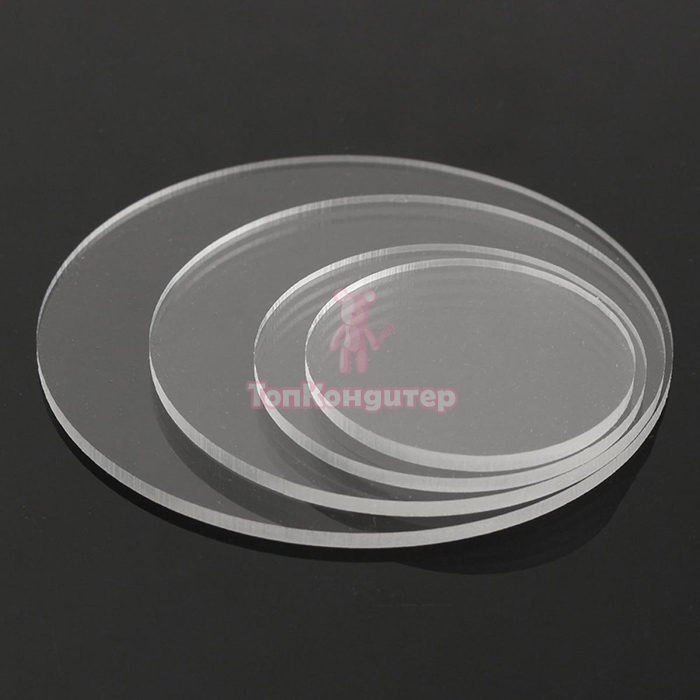 Подложка для торта акриловая 16 см, толщина 3 мм