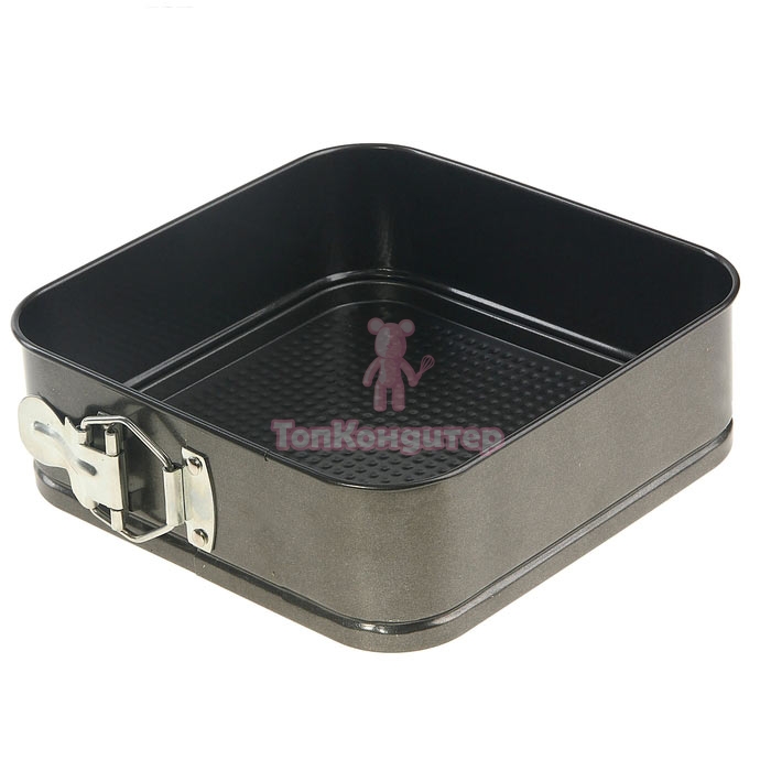 Форма для выпечки разъемная квадрат 20см*20см*5см