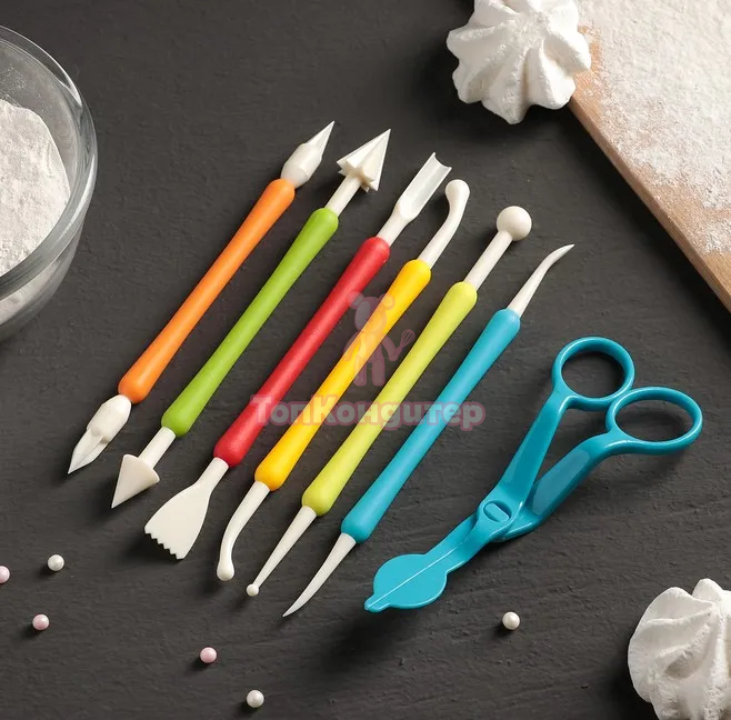 Набор кондитерский для моделирования 7 предметов