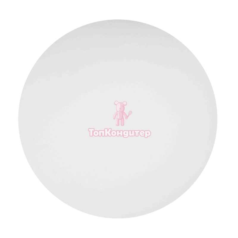 Подложка сатин для торта двусторонняя белая 14 см, толщина 6 мм