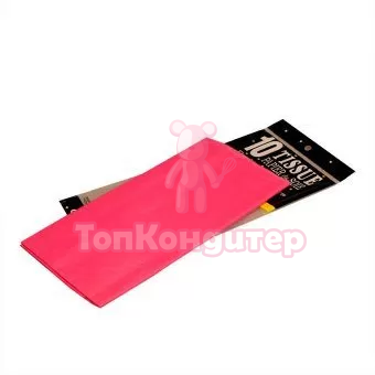 Бумага Тишью малиновый 51*66 см 10 листов