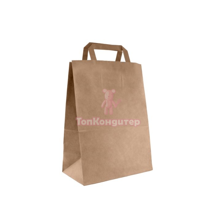 Пакет крафт с ручками 37 см*32 см*20 см