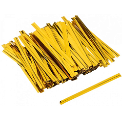 Твист-лента "Золото"  10 см, 100 шт