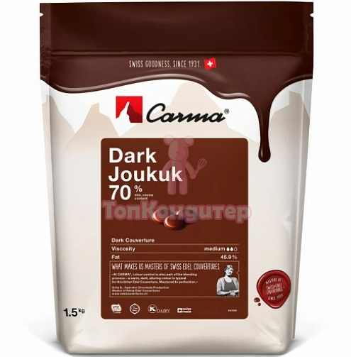 Carma Шоколад горький "JOUKUK" 70% 500 гр