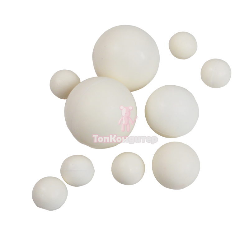 Сферы из шоколадной глазури красные 25шт.